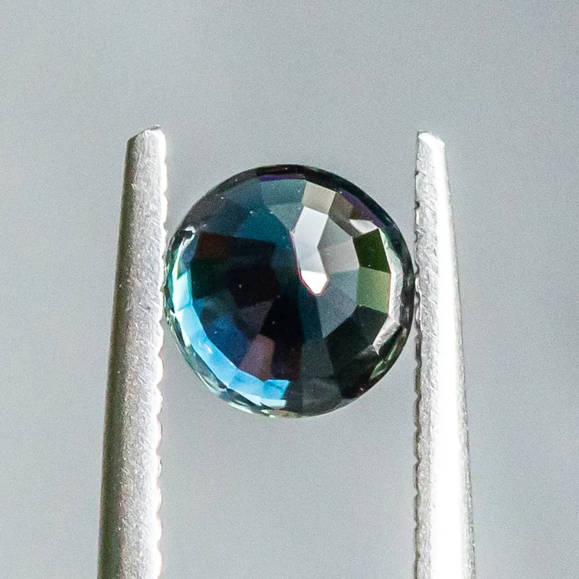 1.34CT ROUND AUSTRALIAN SAPPHIRE, OCEAN BLUE, 6.00MMX4.15MM