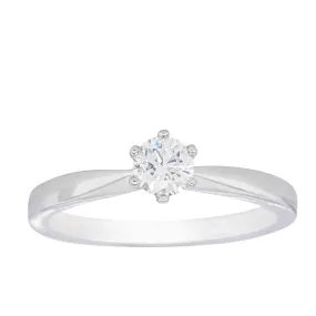 18ct White Gold .35ct Diamond Nova Ring