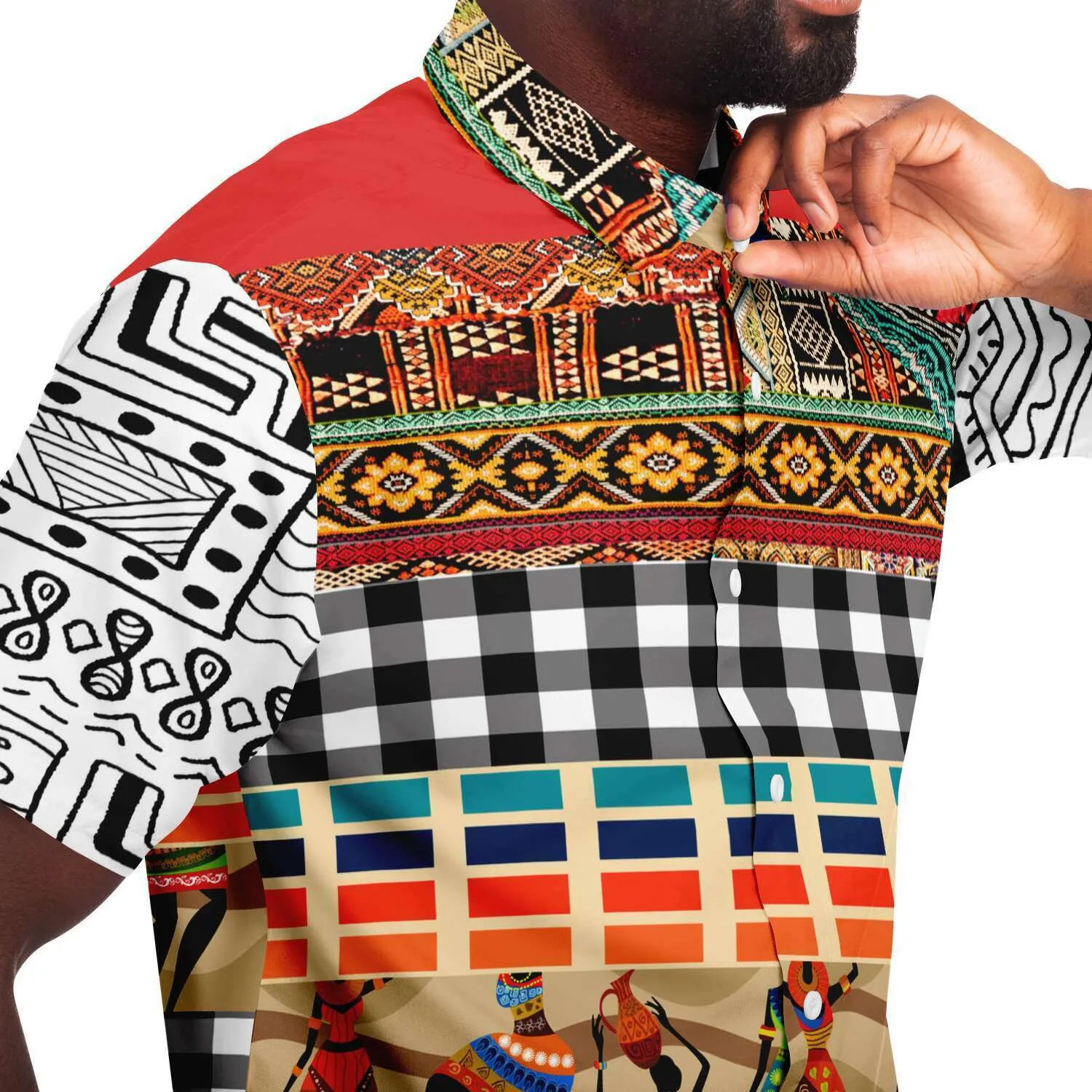 Africa Bombastic Button Down Shirt