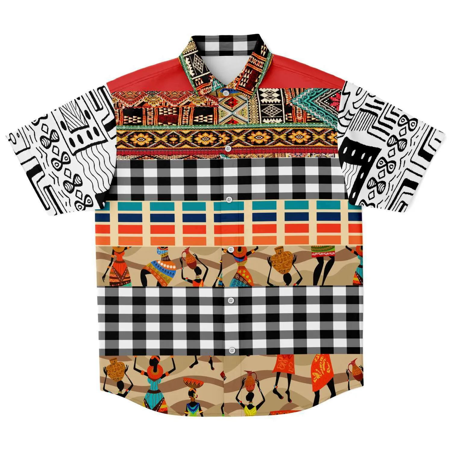 Africa Bombastic Button Down Shirt