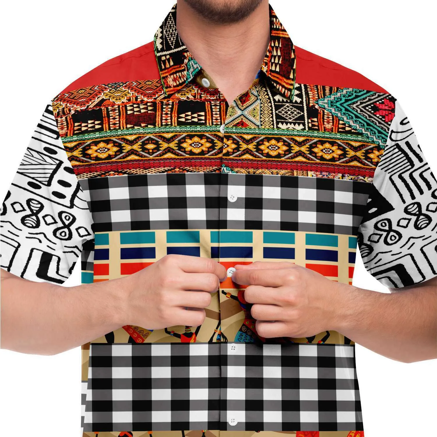 Africa Bombastic Button Down Shirt