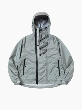 Air Circulation System Rain Jacket Battleship Grey