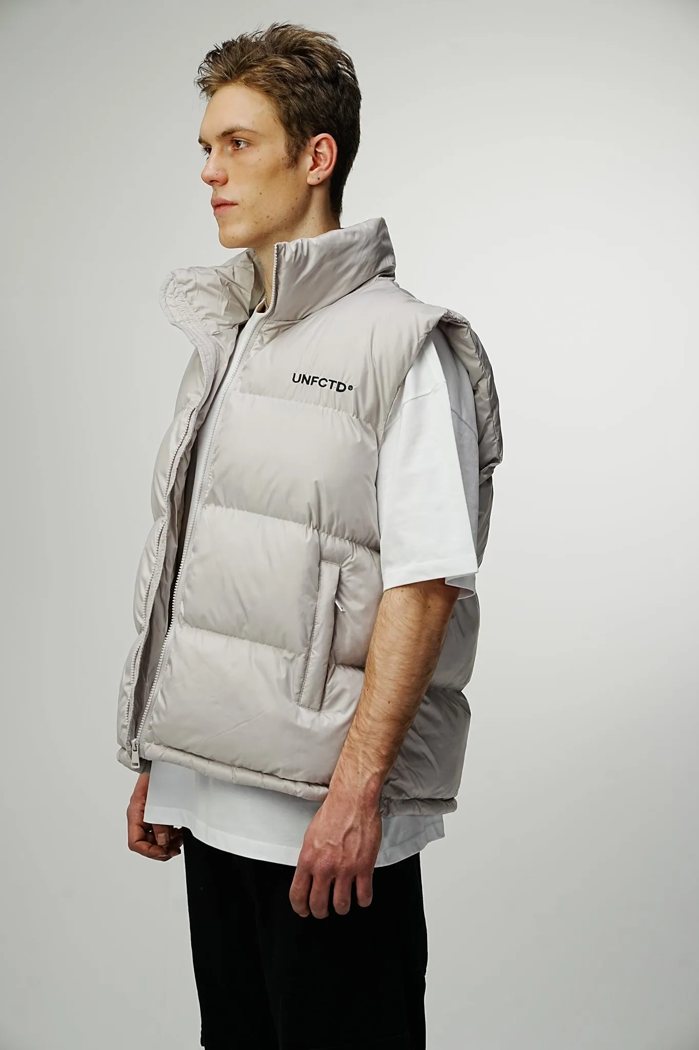 Airdrop Elite Puffer Vest - Ash Grey