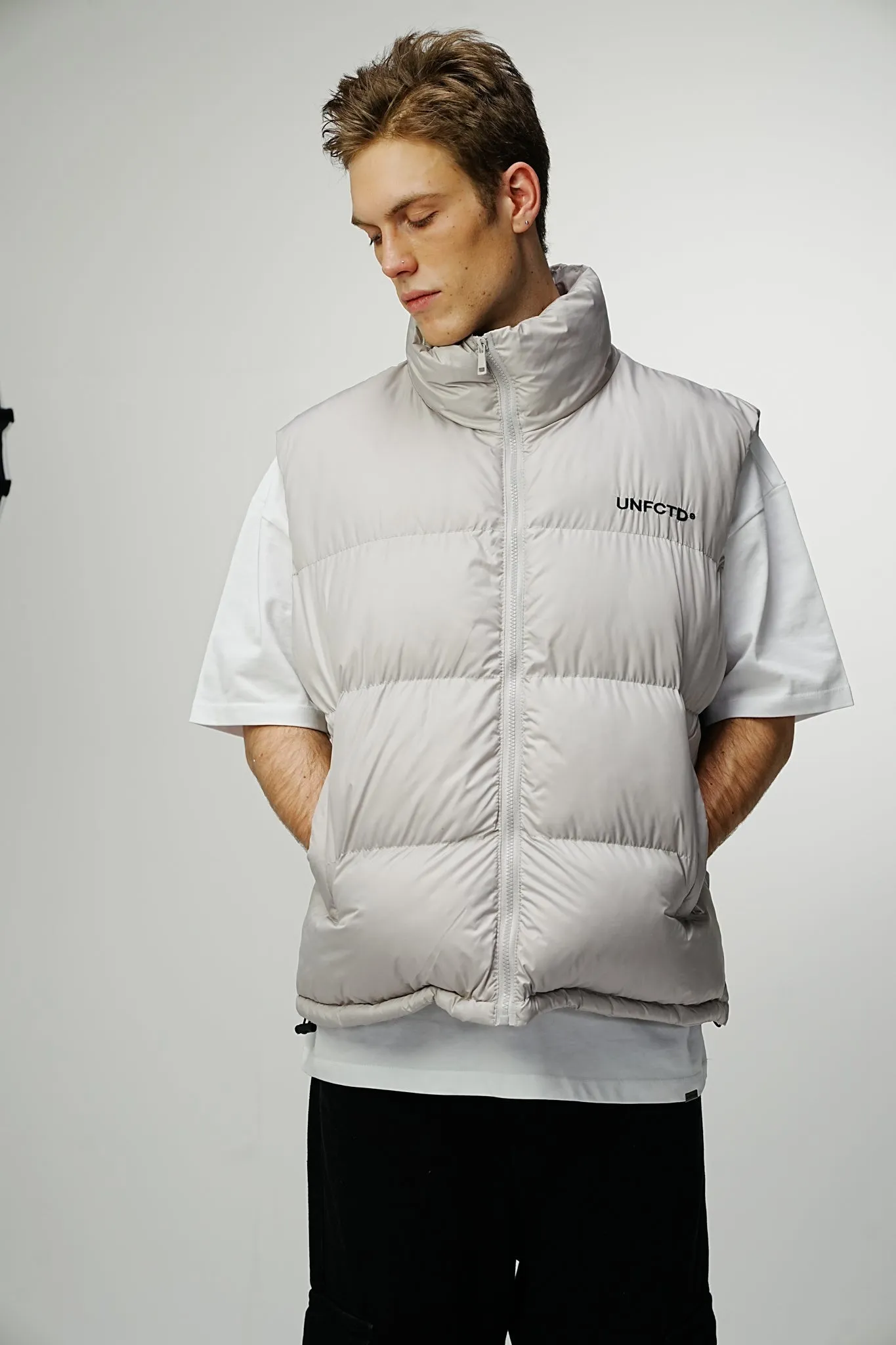 Airdrop Elite Puffer Vest - Ash Grey