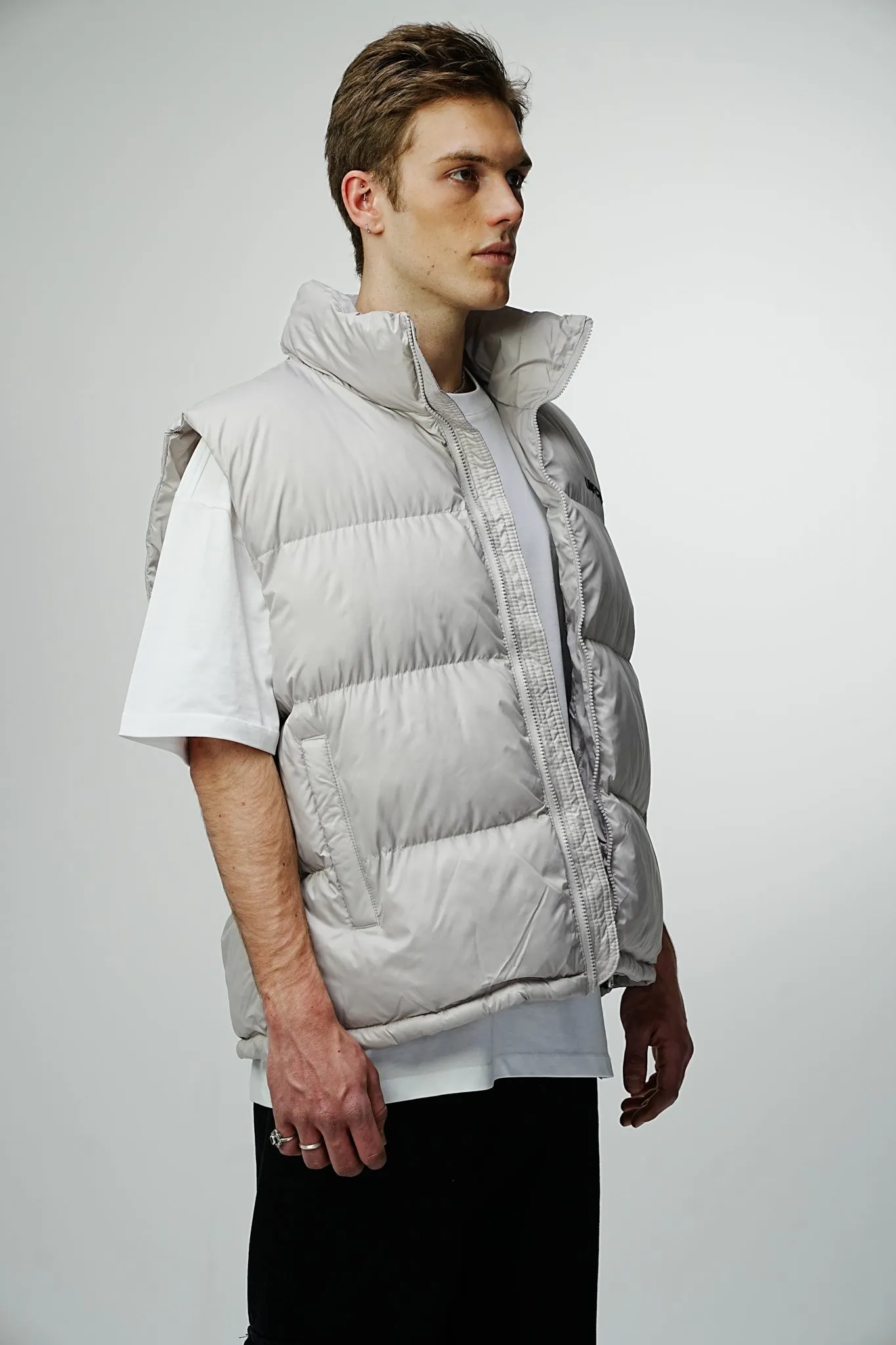 Airdrop Elite Puffer Vest - Ash Grey