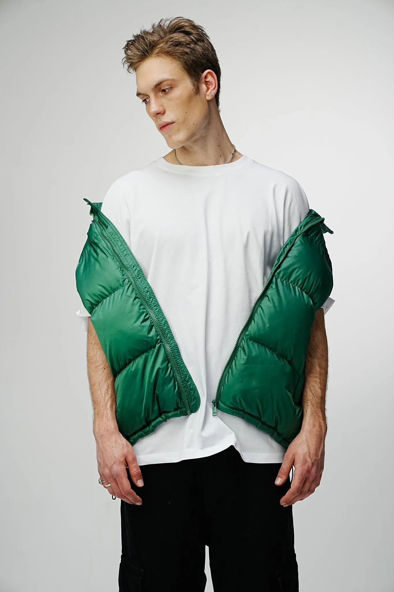 Airdrop Elite Puffer Vest - British Green