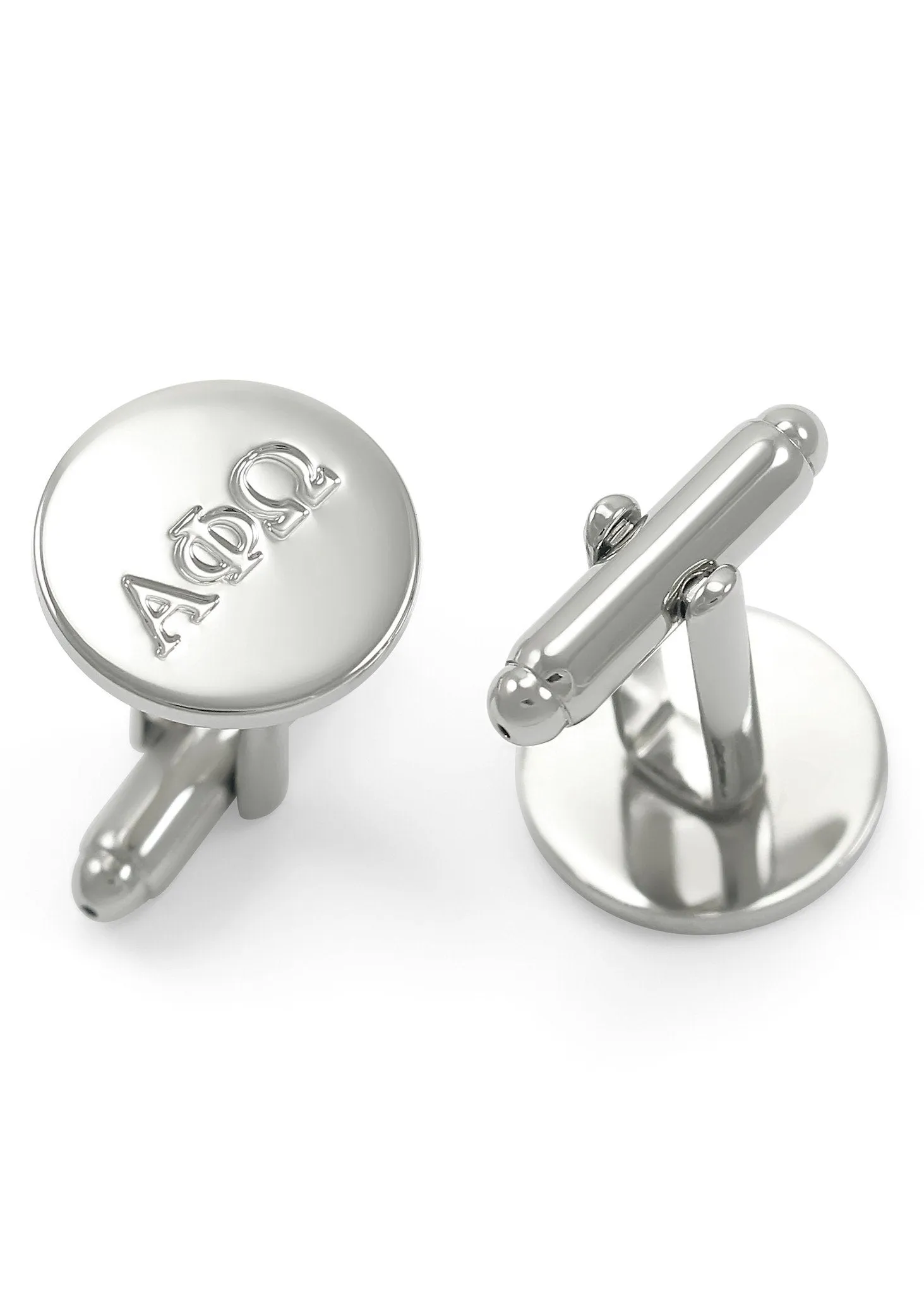 Alpha Phi Omega Fraternity Circular Cuff Links