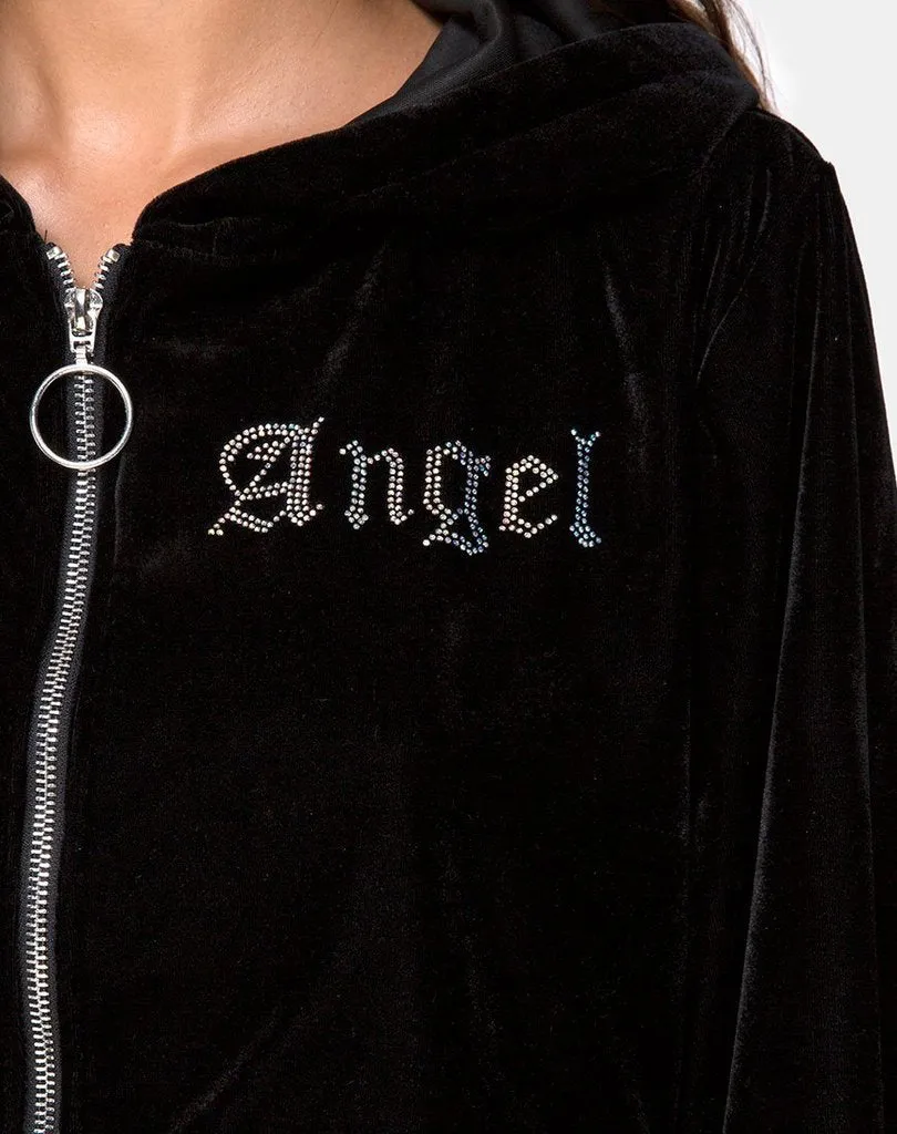 ANGEL BOMB HOODY SWEATER