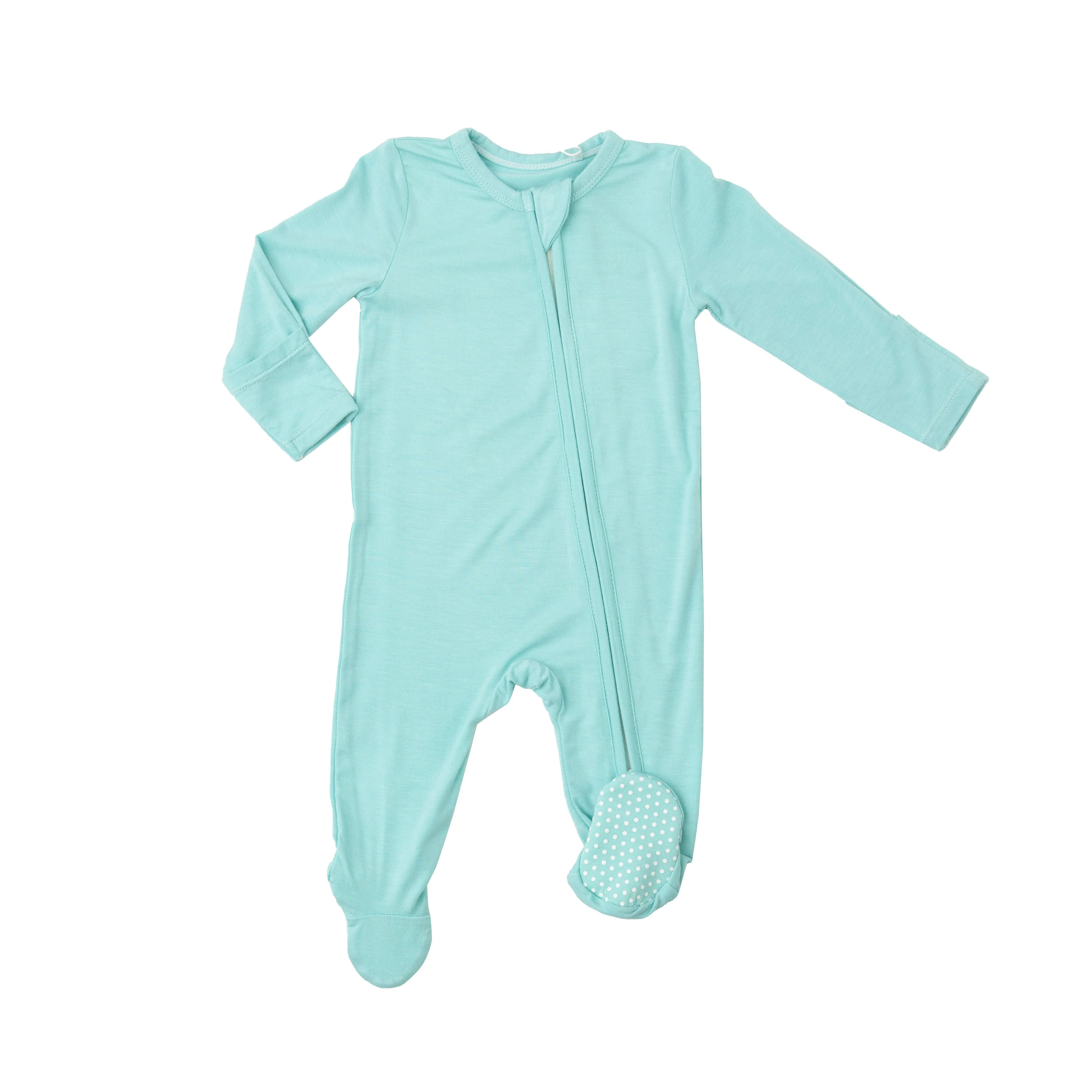 Angel Dear 2 Way Zipper Footie, Turquoise