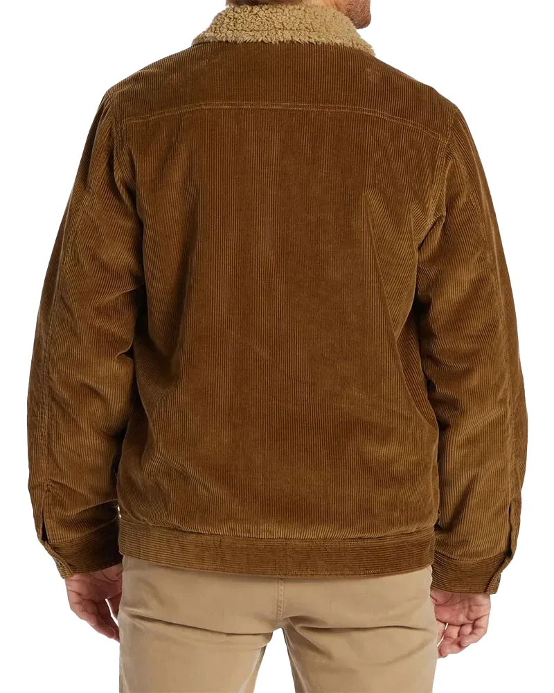 Barlow Sherpa Cord Jacket in Almond