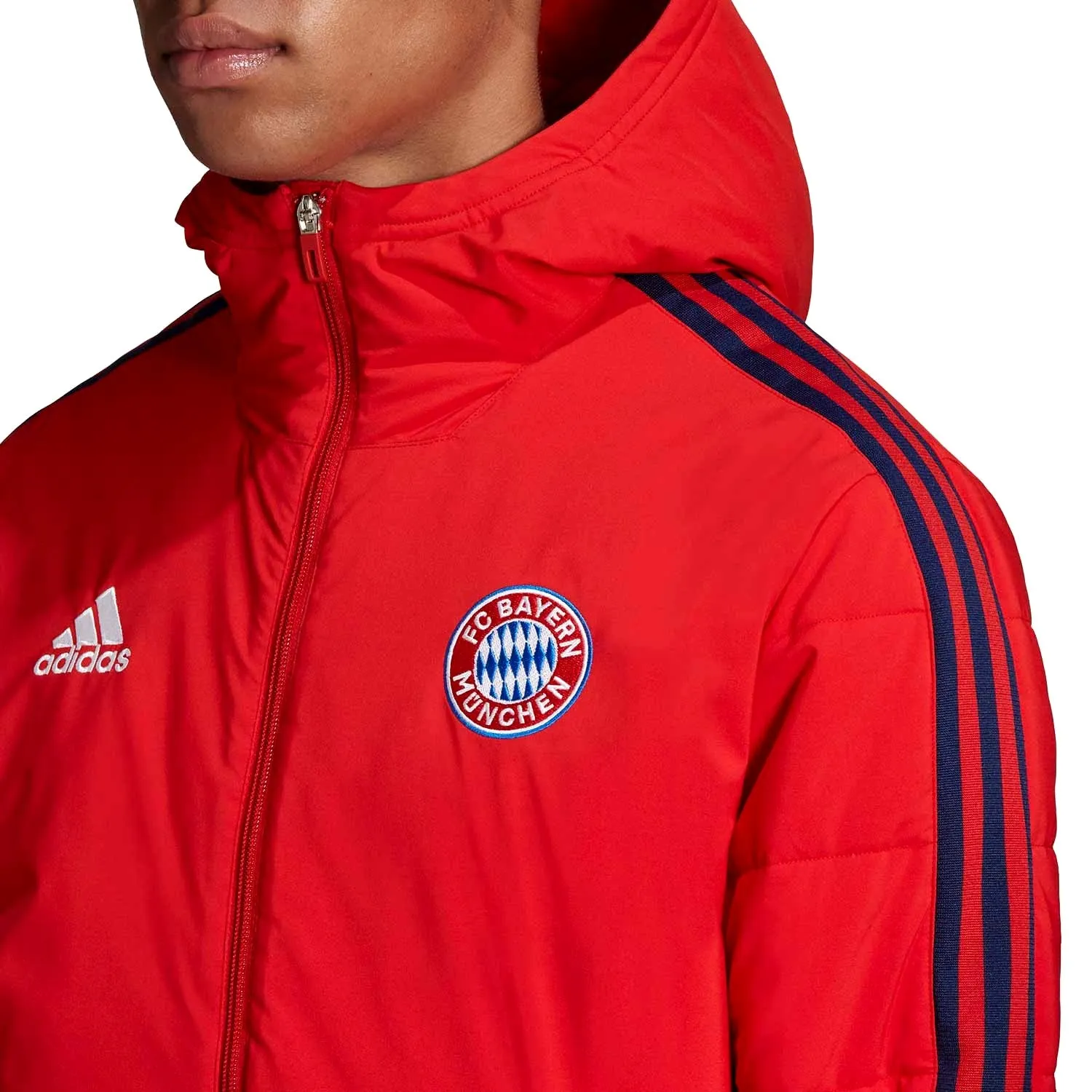 Bayern Munich soccer retro bench padded jacket 2022 - Adidas