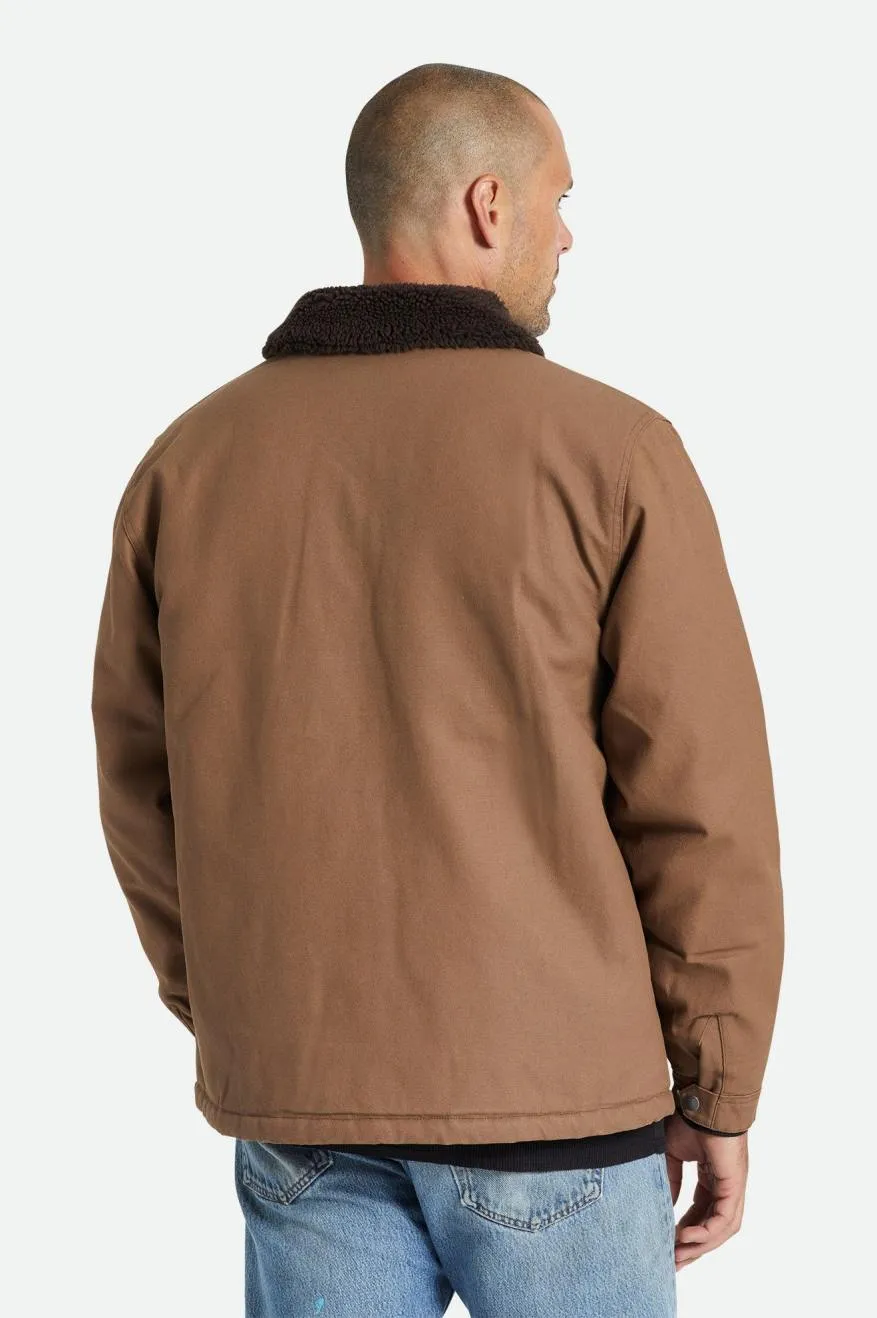 Beta Sherpa Lined Coaches Jacket - Desert Palm