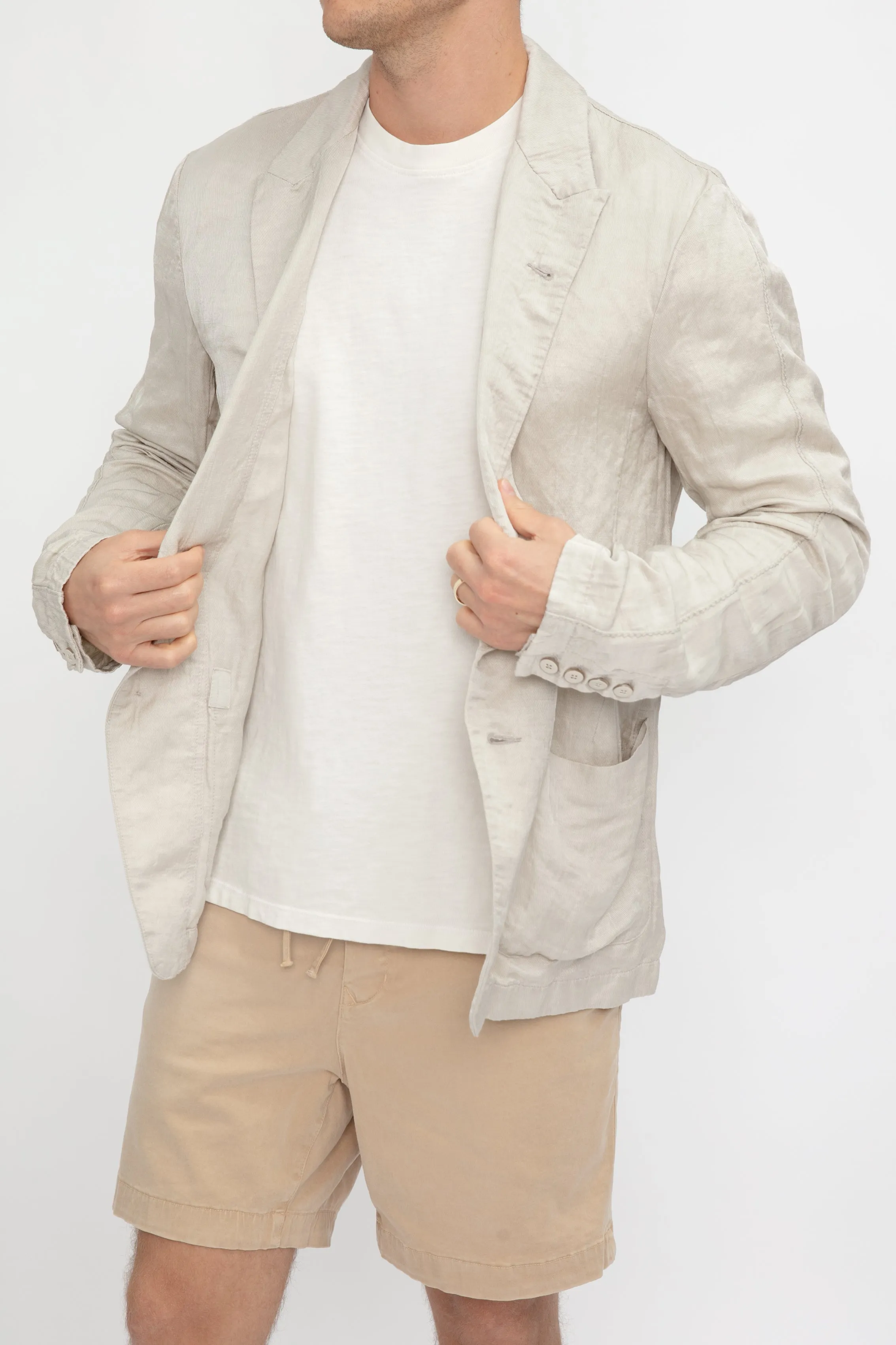 Blazer Jacket in Stone