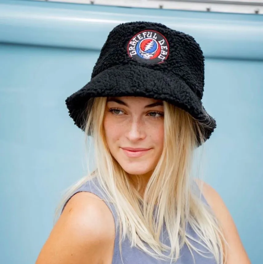 Bucket Hat - Grateful Dead - Stealie Black