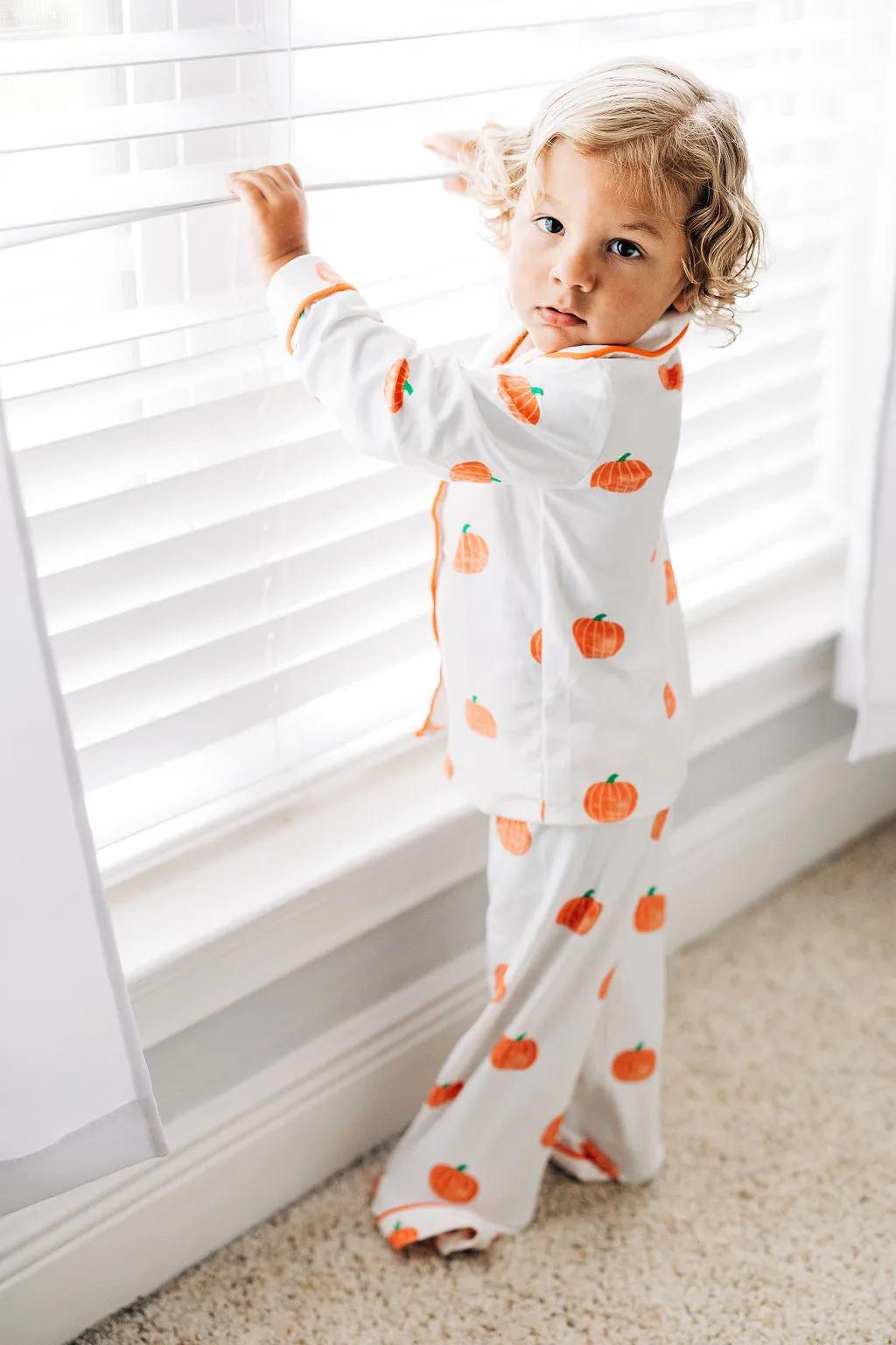 Button Down PJs - Pumpkin Dream