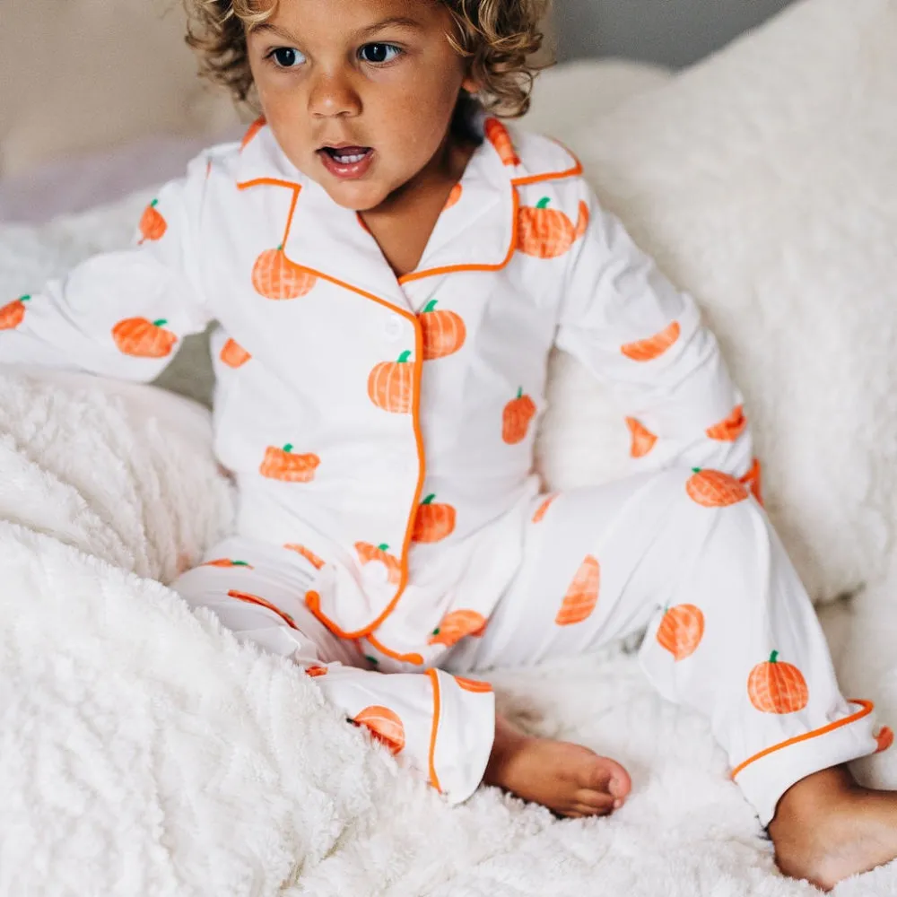 Button Down PJs - Pumpkin Dream