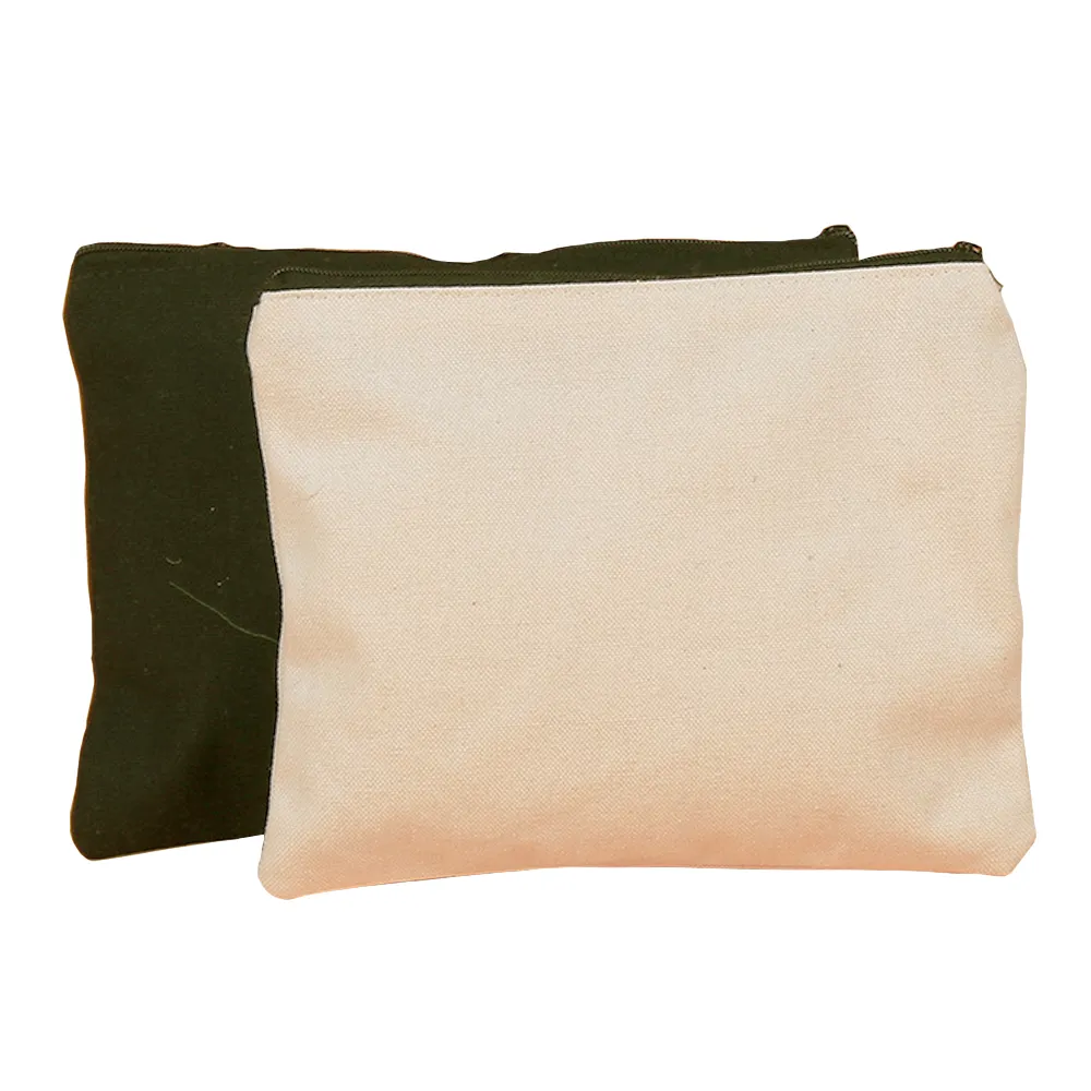 Canvas Pouch with Zipper