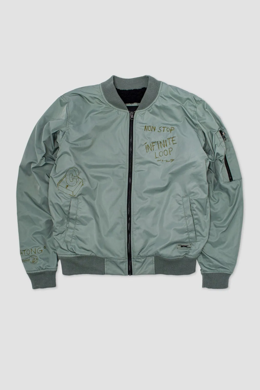 Casaca Bomber Monti Verde Claro