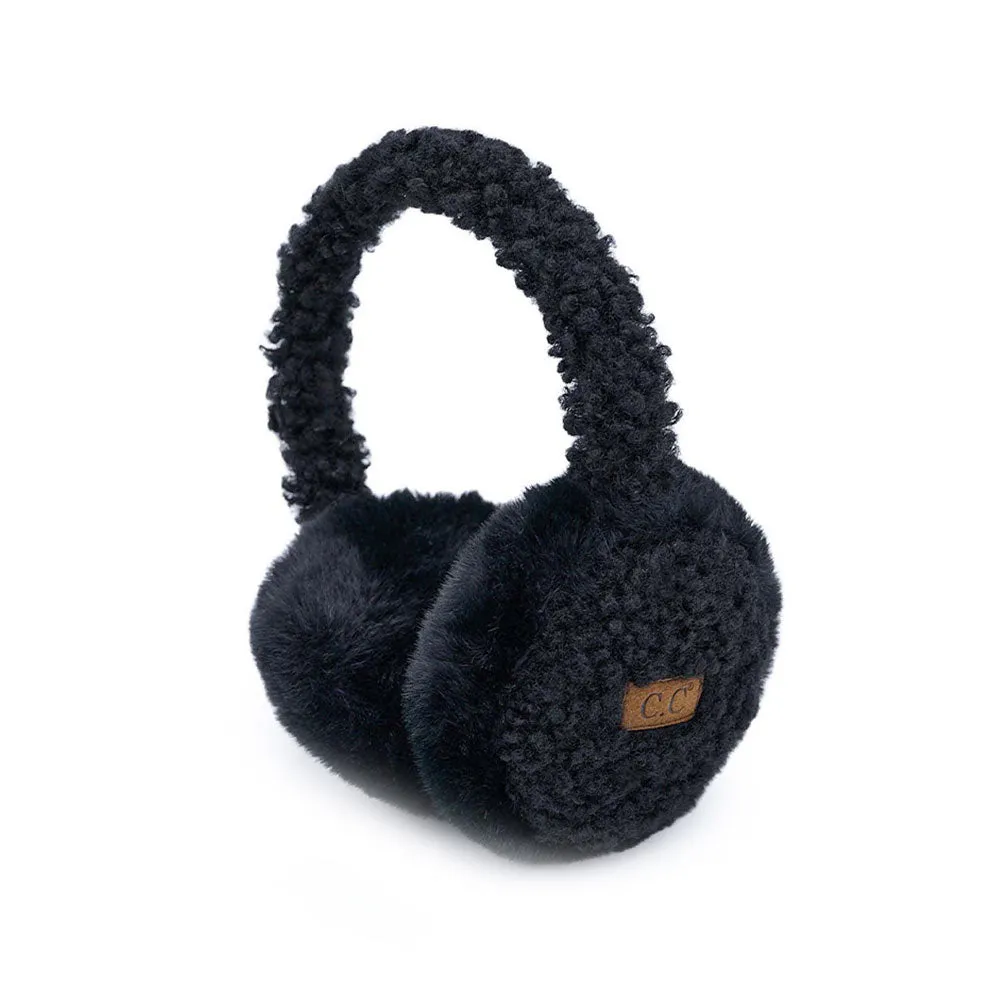 C.C Faux Fur Sherpa Earmuffs