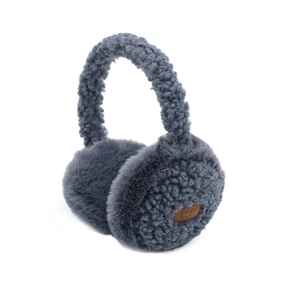 C.C Faux Fur Sherpa Earmuffs