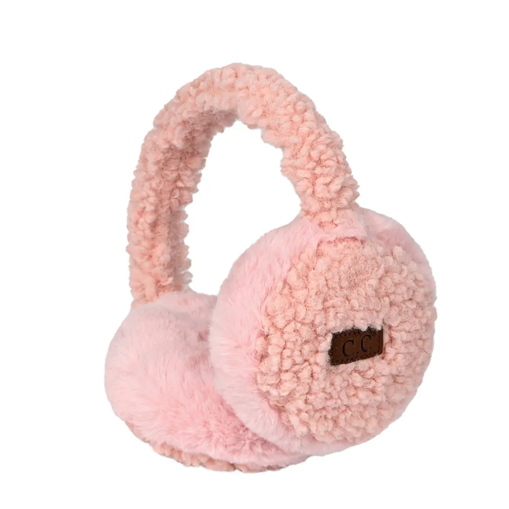 C.C Faux Fur Sherpa Earmuffs