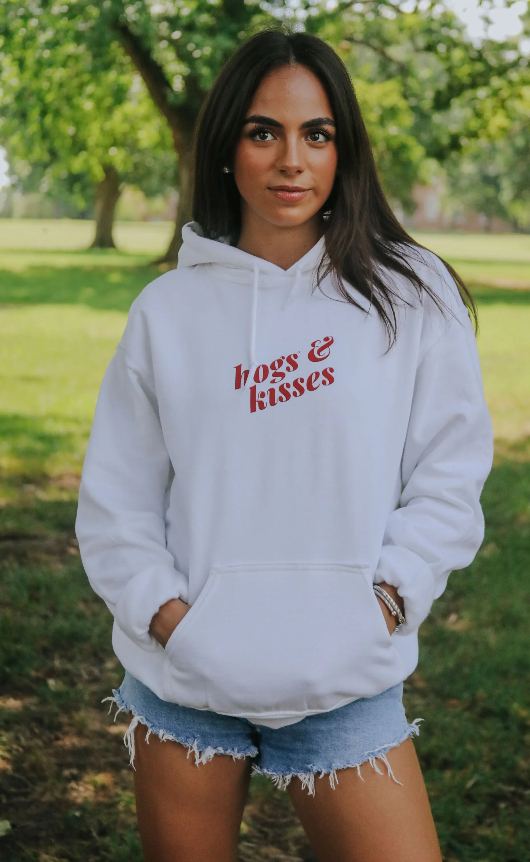 charlie southern: hogs and kisses hoodie