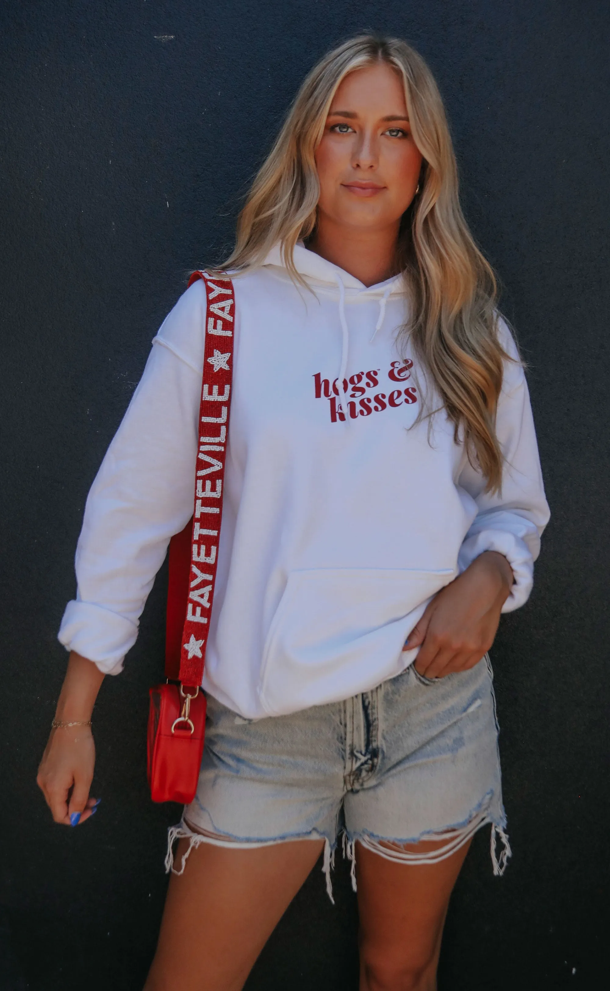 charlie southern: hogs and kisses hoodie