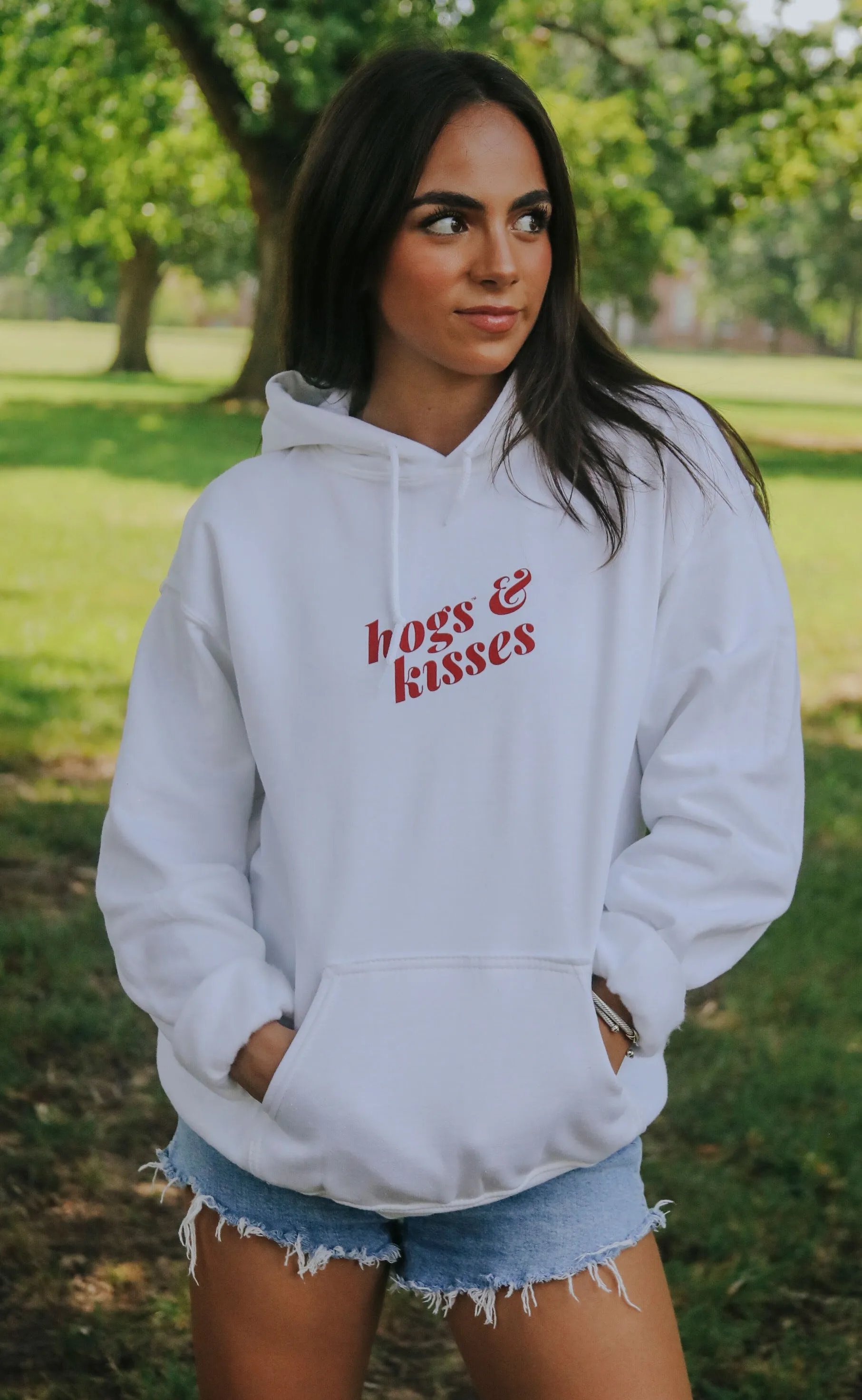 charlie southern: hogs and kisses hoodie