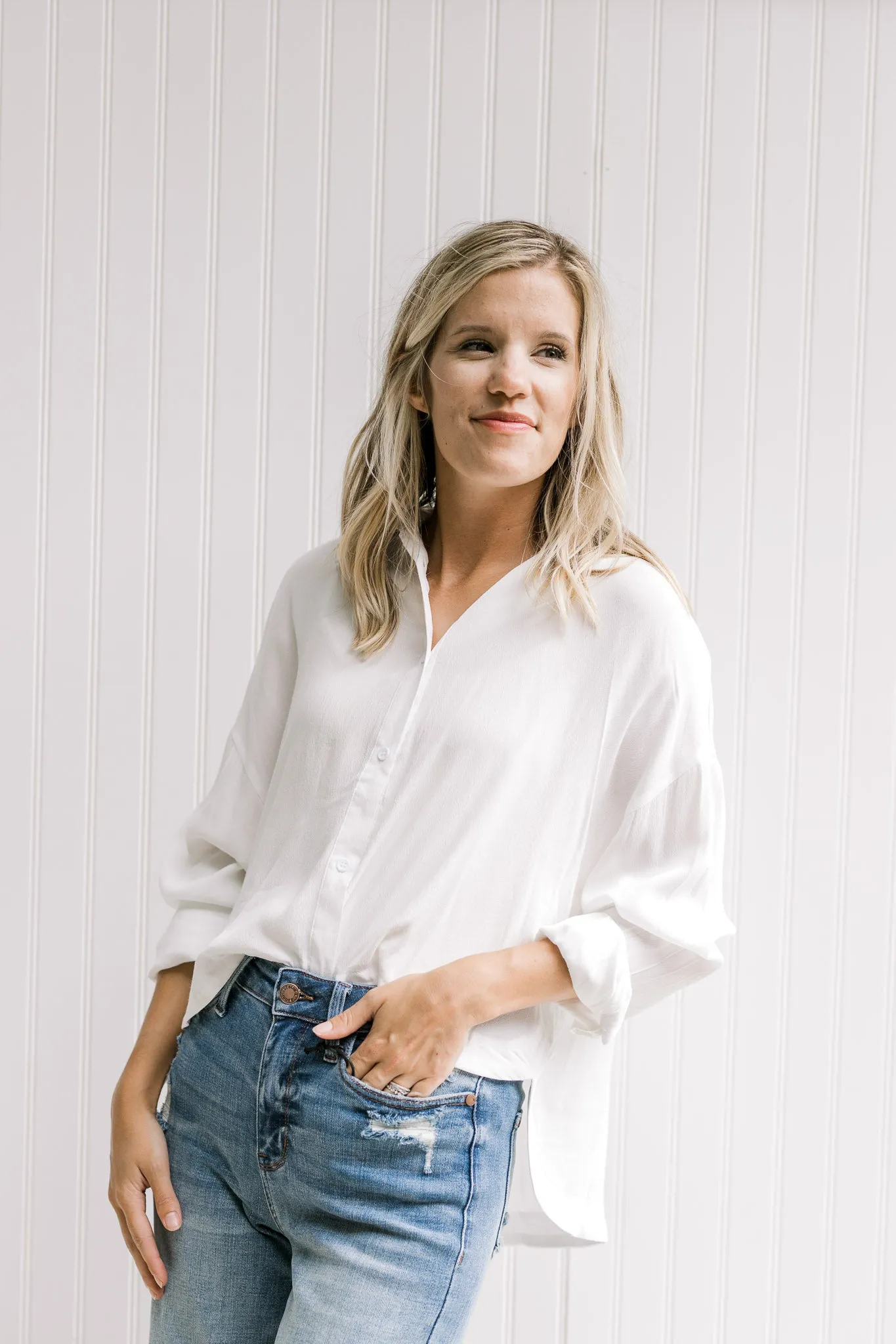 Closet Staple White Button Down