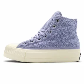 CONVERSE CHUCK TAYLOR ALL STAR PLATFORM HIGH COZY SHERPA GHOST (WOMEN'S) 2021