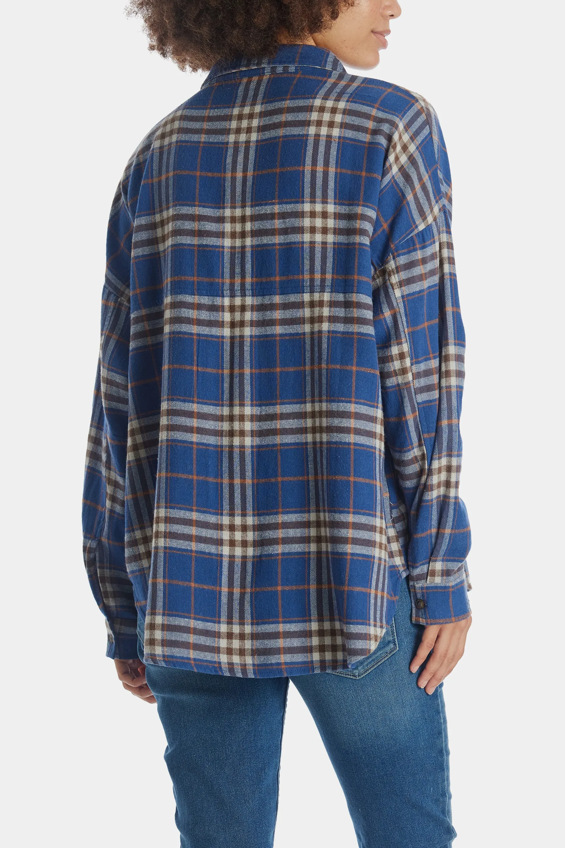 Down The Trail Flannel Top