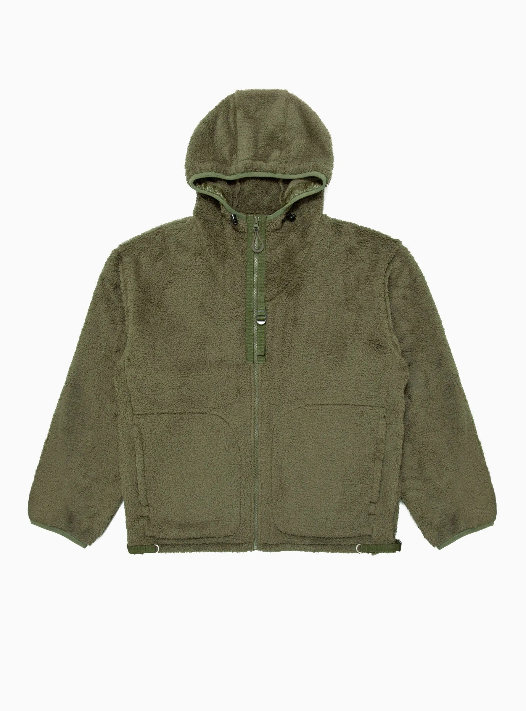 Fleece Hoodie Olive