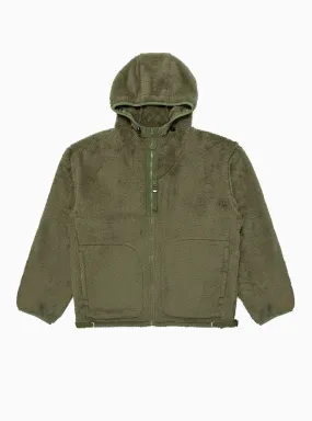 Fleece Hoodie Olive