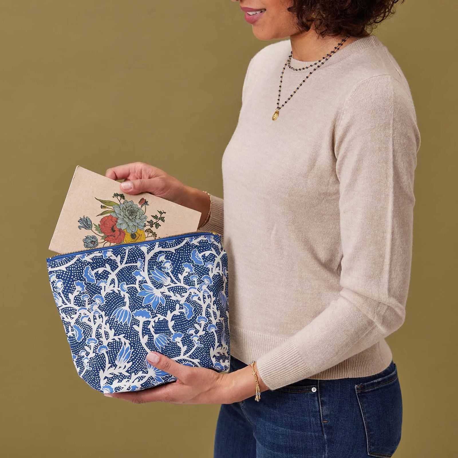 Fleur Large Relaxed Pouch