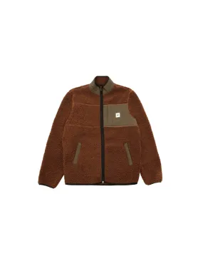 Full Zip Sherpa - Brown