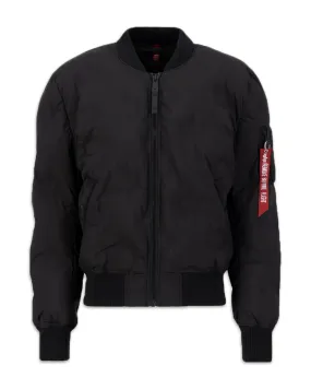 Giacca Alpha Industries Ma-1 Emb Logo Puffer Nero