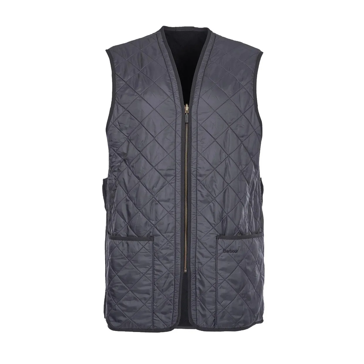 Gilet Uomo Barbour Polarquilt Zip-In Liner Blu Navy