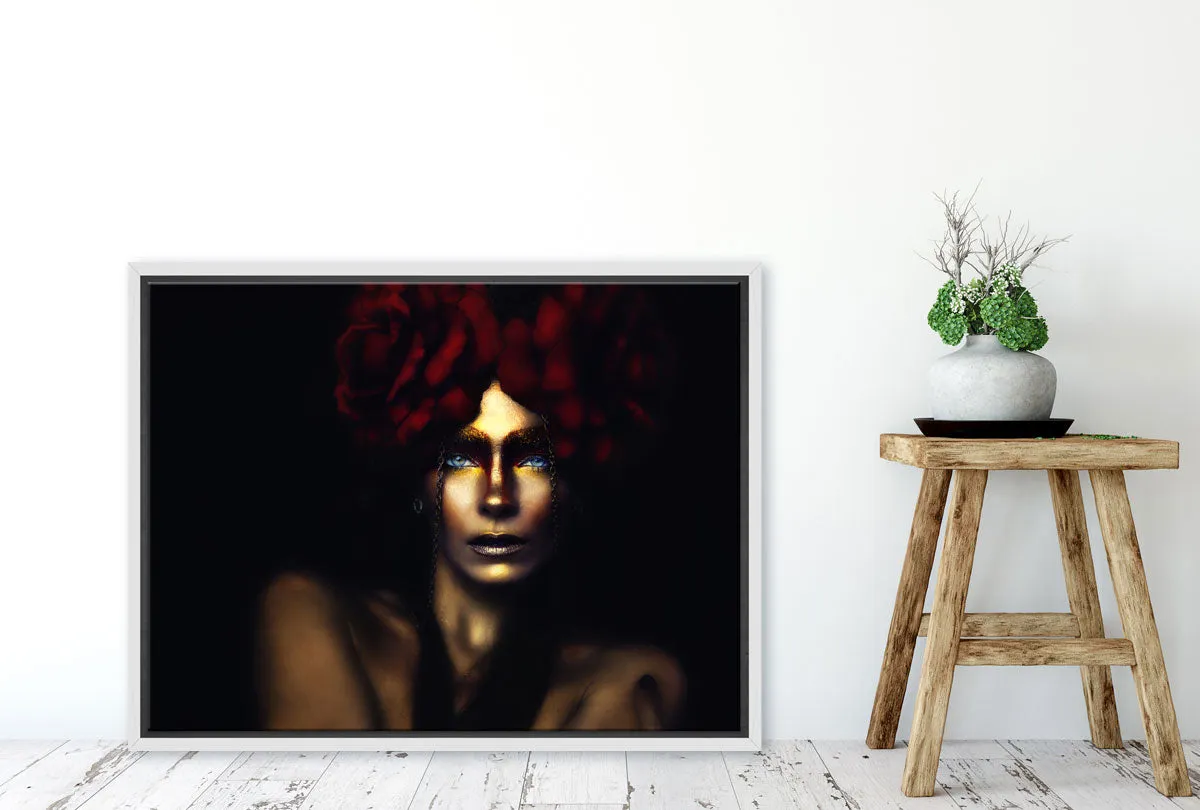 Golden Girl | Fashion Wall Art Print