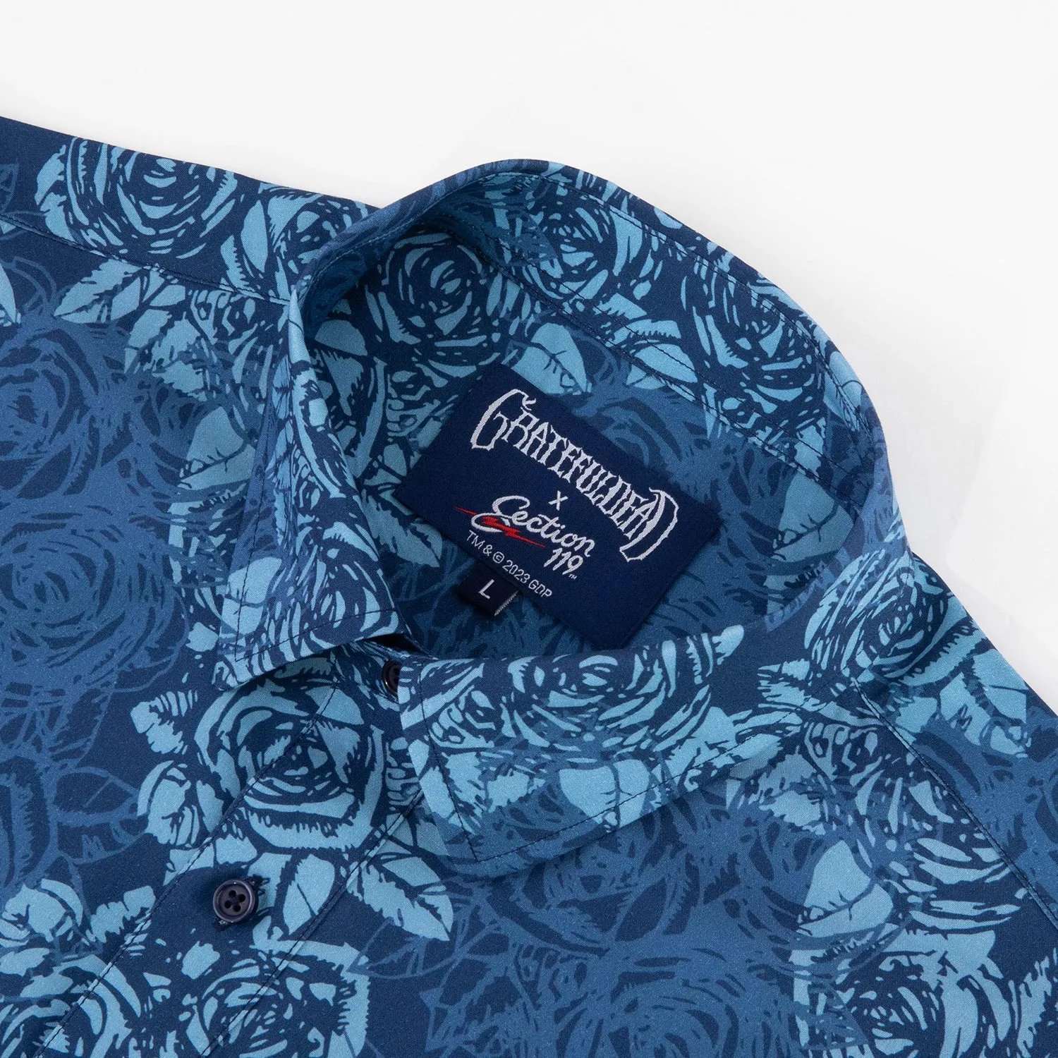 Grateful Dead | Relaxed Button Down | Bertha Blues Roses