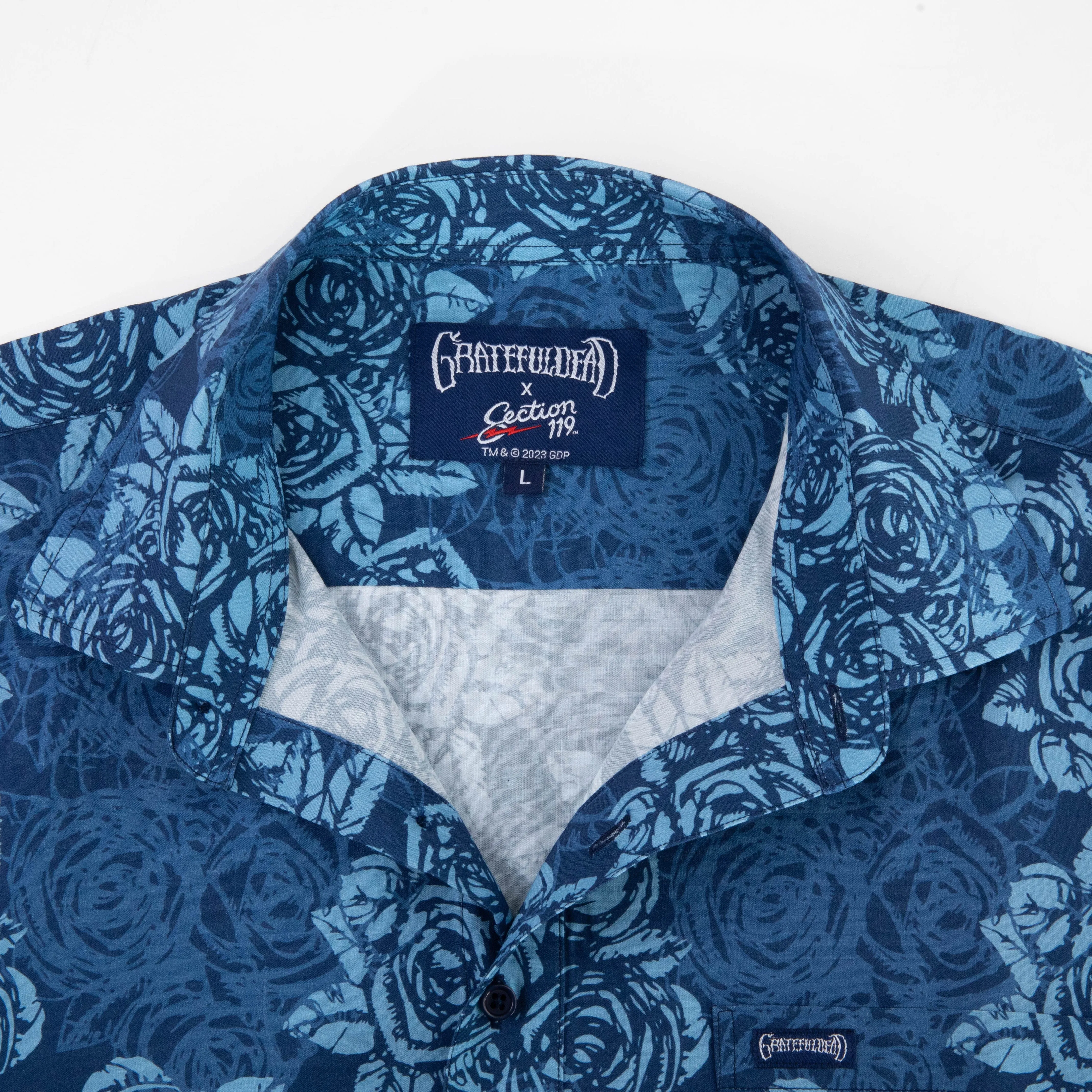 Grateful Dead | Relaxed Button Down | Bertha Blues Roses