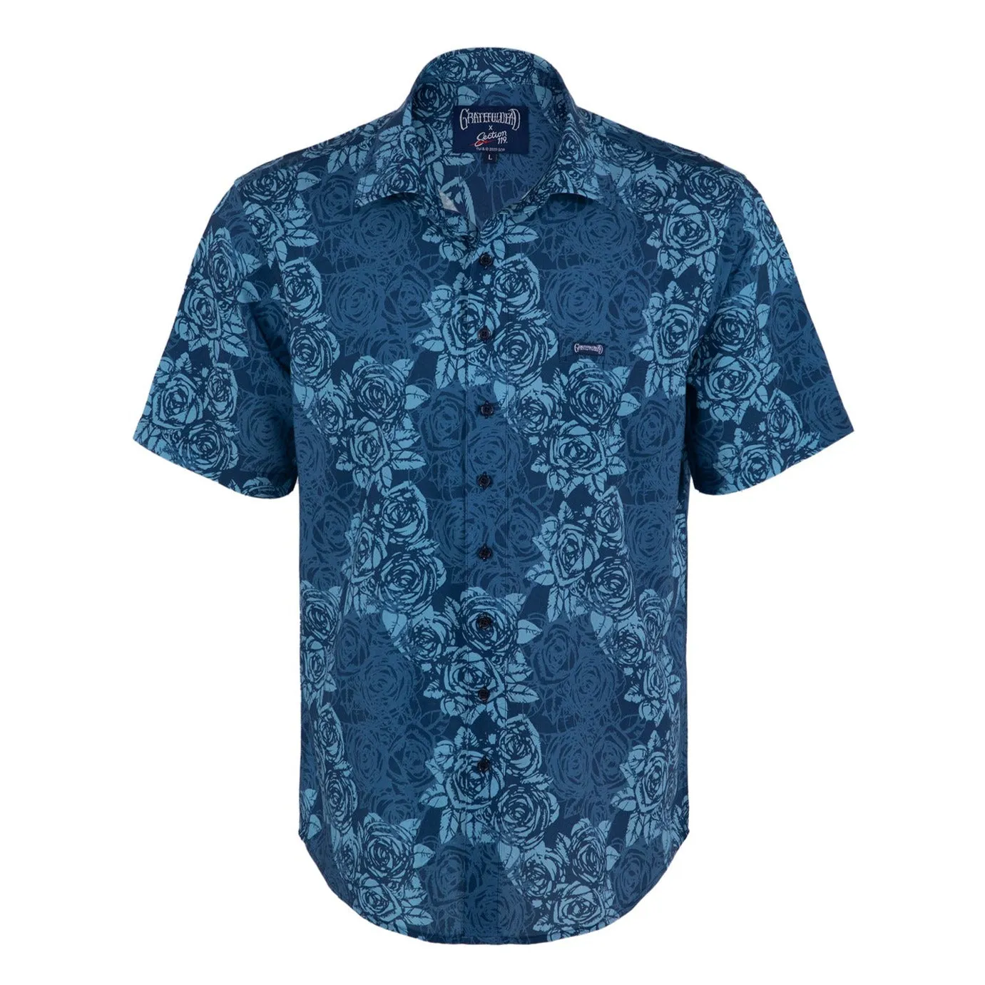 Grateful Dead | Relaxed Button Down | Bertha Blues Roses