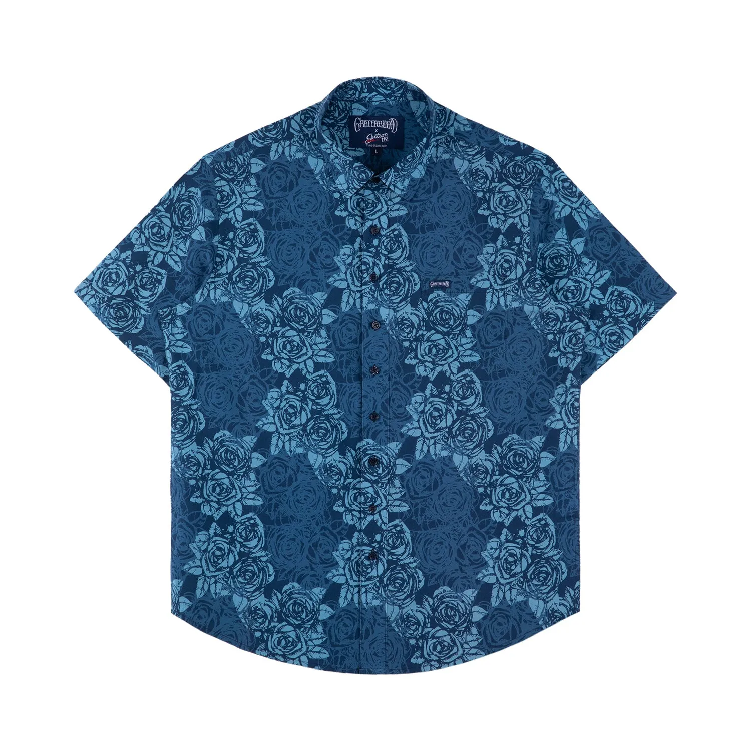 Grateful Dead | Relaxed Button Down | Bertha Blues Roses