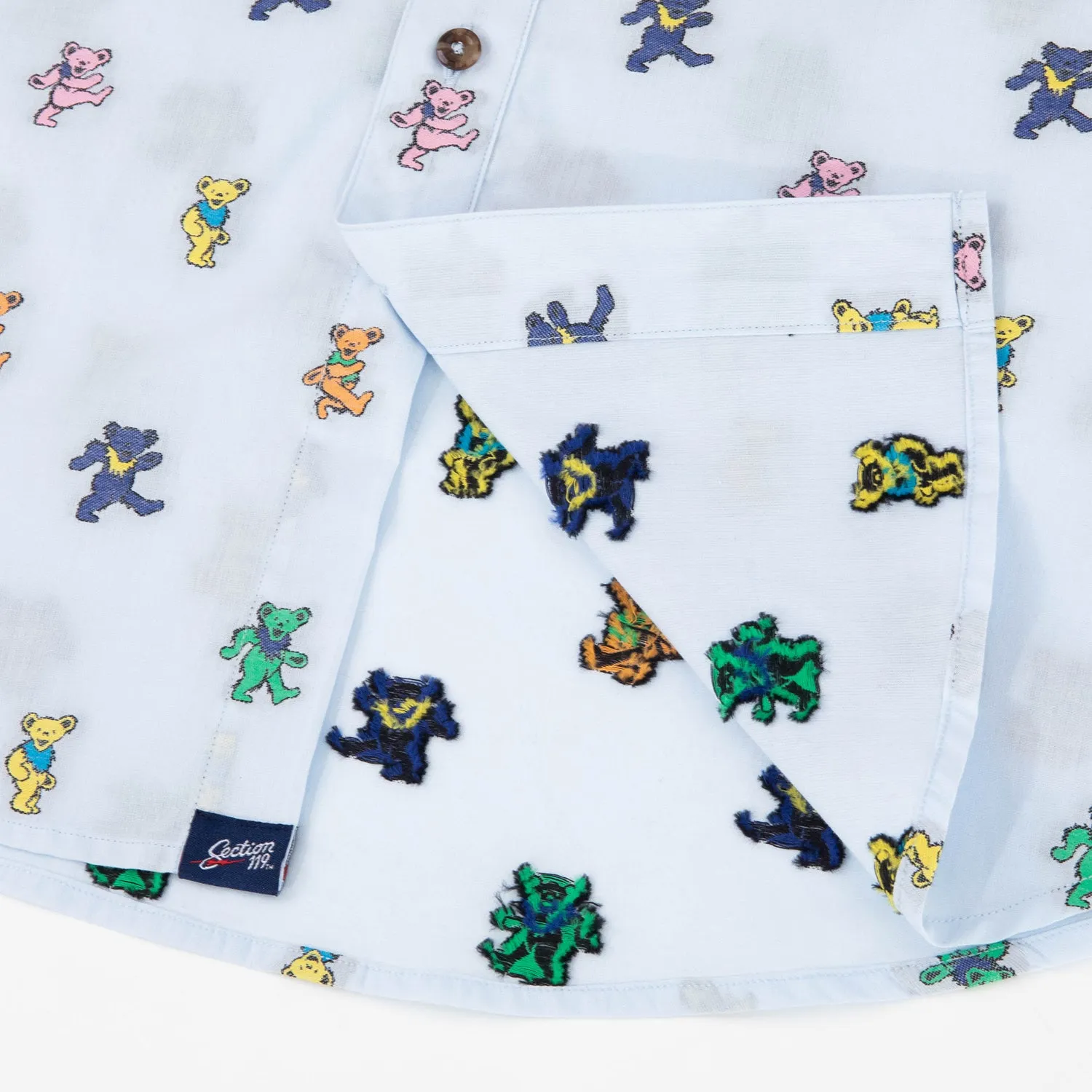 Grateful Dead | Woven Button Down | Dancing Bears