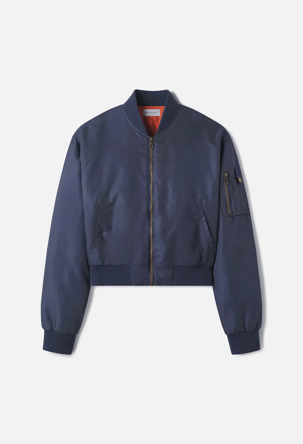 Hunter Cropped Bomber / Navy