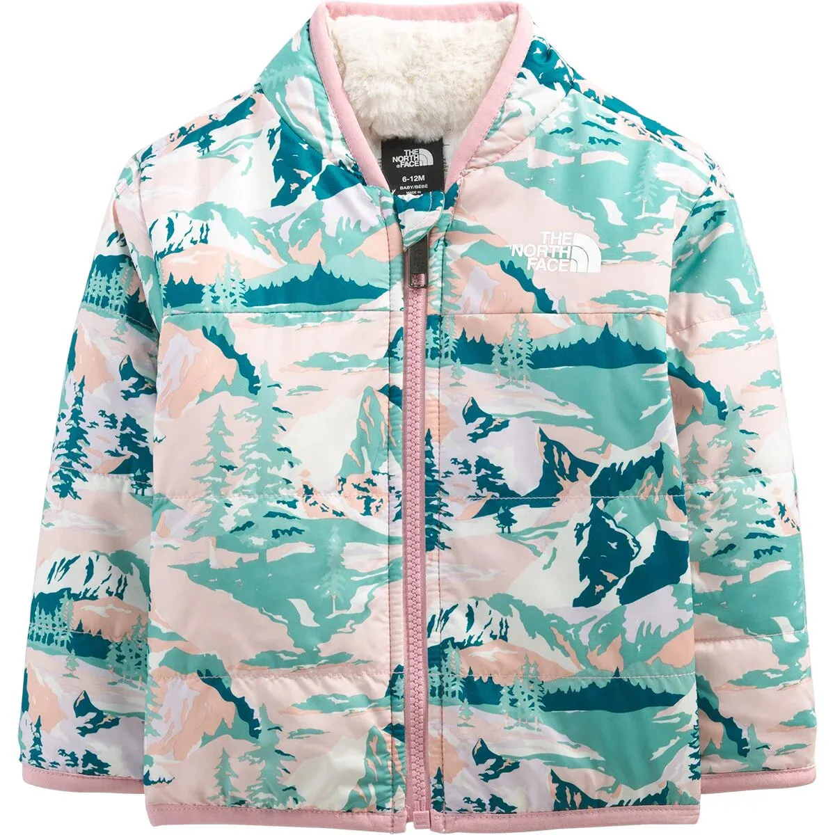 Infants' The North Face | Reversible Mossbud Jacket | Wasabi Snow Peak