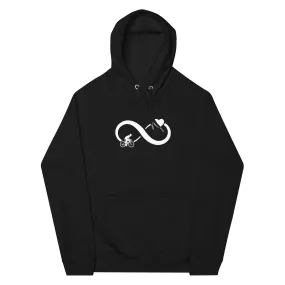 Infinity Heart and Cycling 1 - Unisex Premium Organic Hoodie