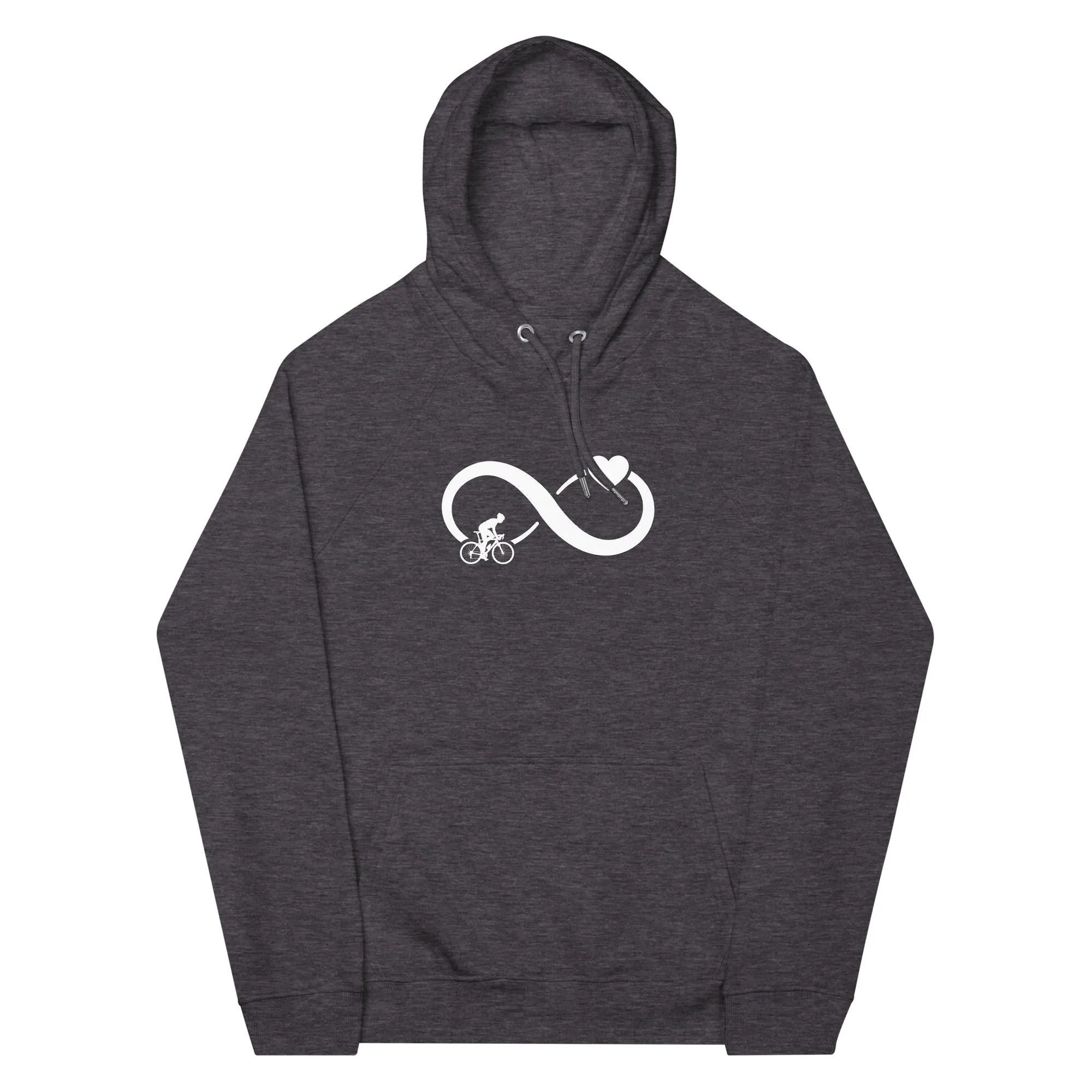 Infinity Heart and Cycling 1 - Unisex Premium Organic Hoodie