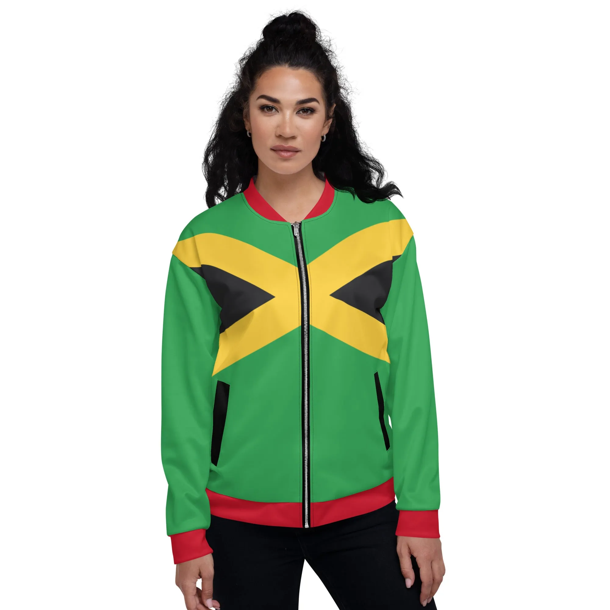 Jamaica Bomber Jacket / Unisex Jacket For Jamaica Lover / Jamaican Style