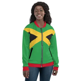 Jamaica Bomber Jacket / Unisex Jacket For Jamaica Lover / Jamaican Style