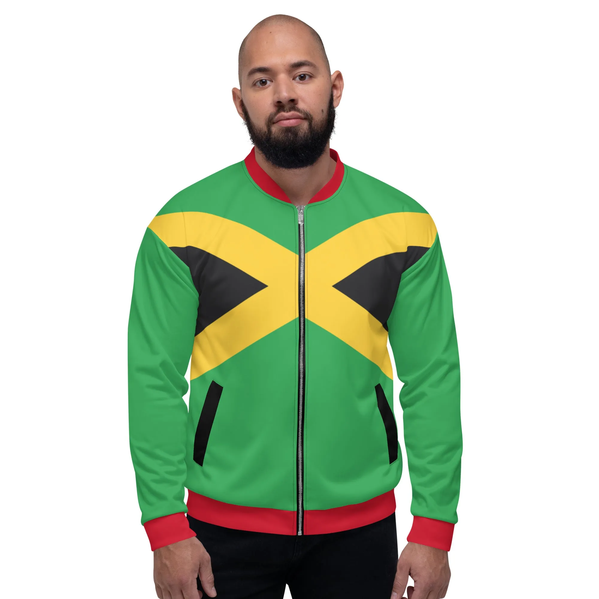 Jamaica Bomber Jacket / Unisex Jacket For Jamaica Lover / Jamaican Style